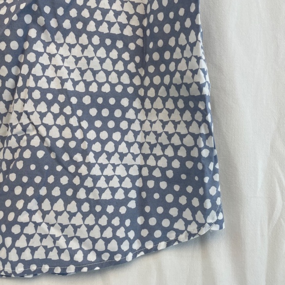 Ted Baker Short Sleeve Button Down Dress Shirt Blue White Men’s Size 4 Dry Clean - Picture 14 of 16